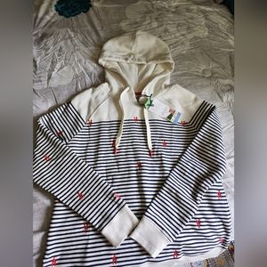BMWT Lobster Striped Sweatshirt Hoodie